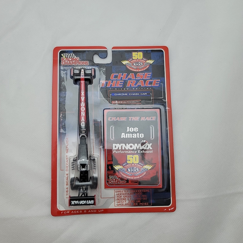 Racing Champions 1:64 Chase The Race Limited Edition Joe Amato Dynomax